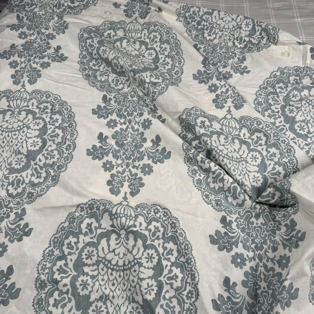POTTERY BARN ~ Lucianna Medallion Duvet Cover ~ Full/Queen 92
